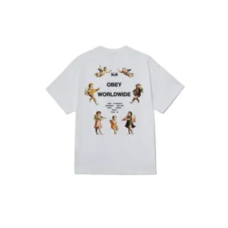 Obey Angels Above - White
