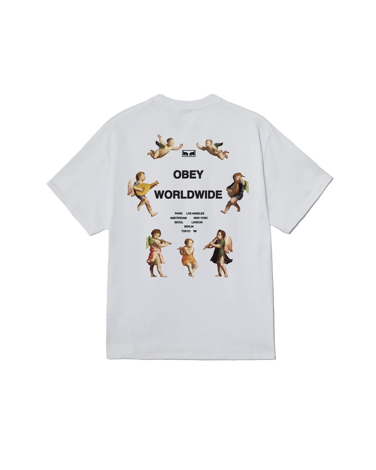 Obey Angels Above - White
