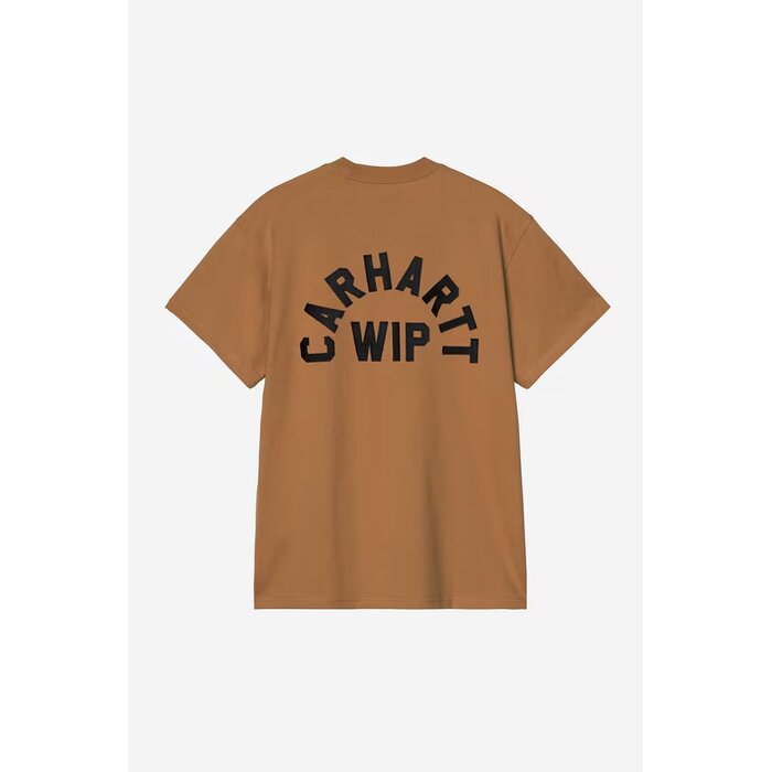 Carhartt WIP S/S Arch Script T-Shirt - Wip H Brown/Black