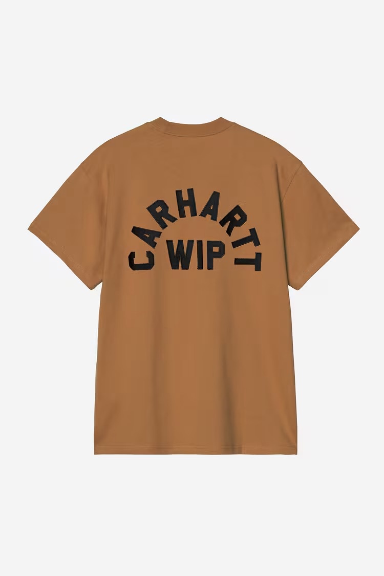 Carhartt WIP S/S Arch Script T-Shirt - Wip H Brown/Black