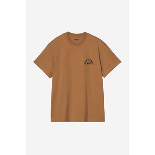 Carhartt WIP S/S Arch Script T-Shirt - Wip H Brown/Black