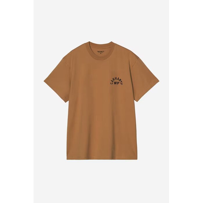 Carhartt WIP S/S Arch Script T-Shirt - Wip H Brown/Black
