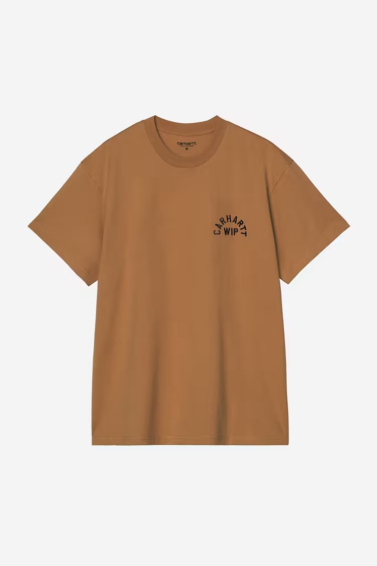 Carhartt WIP S/S Arch Script T-Shirt - Wip H Brown/Black