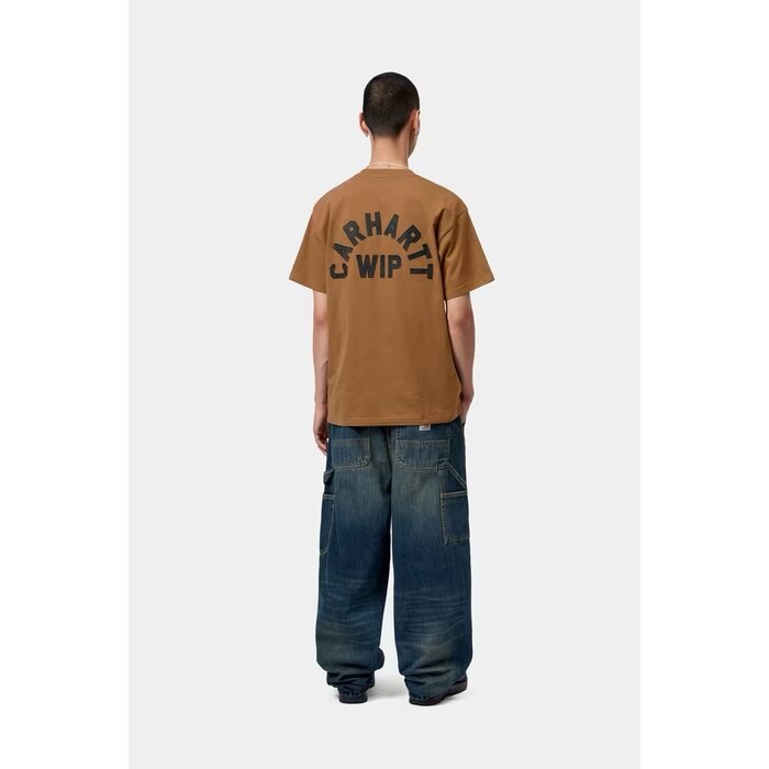 Carhartt WIP S/S Arch Script T-Shirt - Wip H Brown/Black