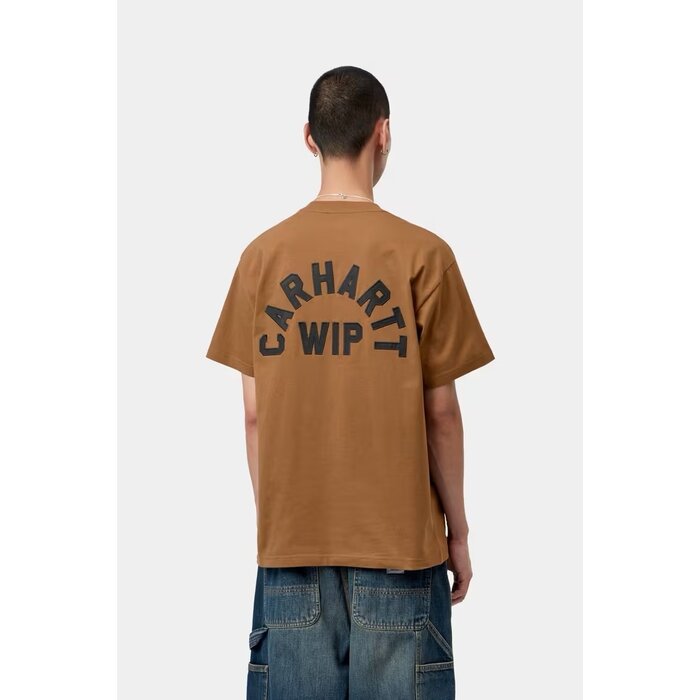 Carhartt WIP S/S Arch Script T-Shirt - Wip H Brown/Black