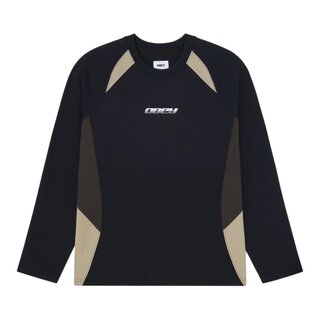 Obey L/S Delta Knit - Black Multi