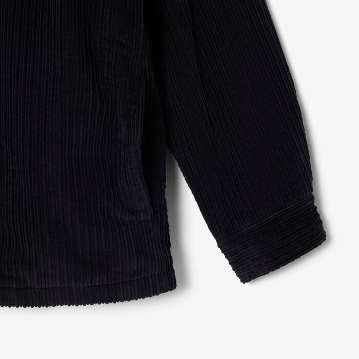 Lacoste Surchemise Velours Côtelé Rembourrée - Noir