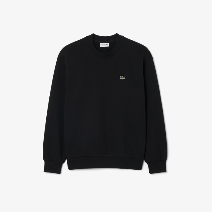 Lacoste Sweatshirt Molleton Coton - Noir
