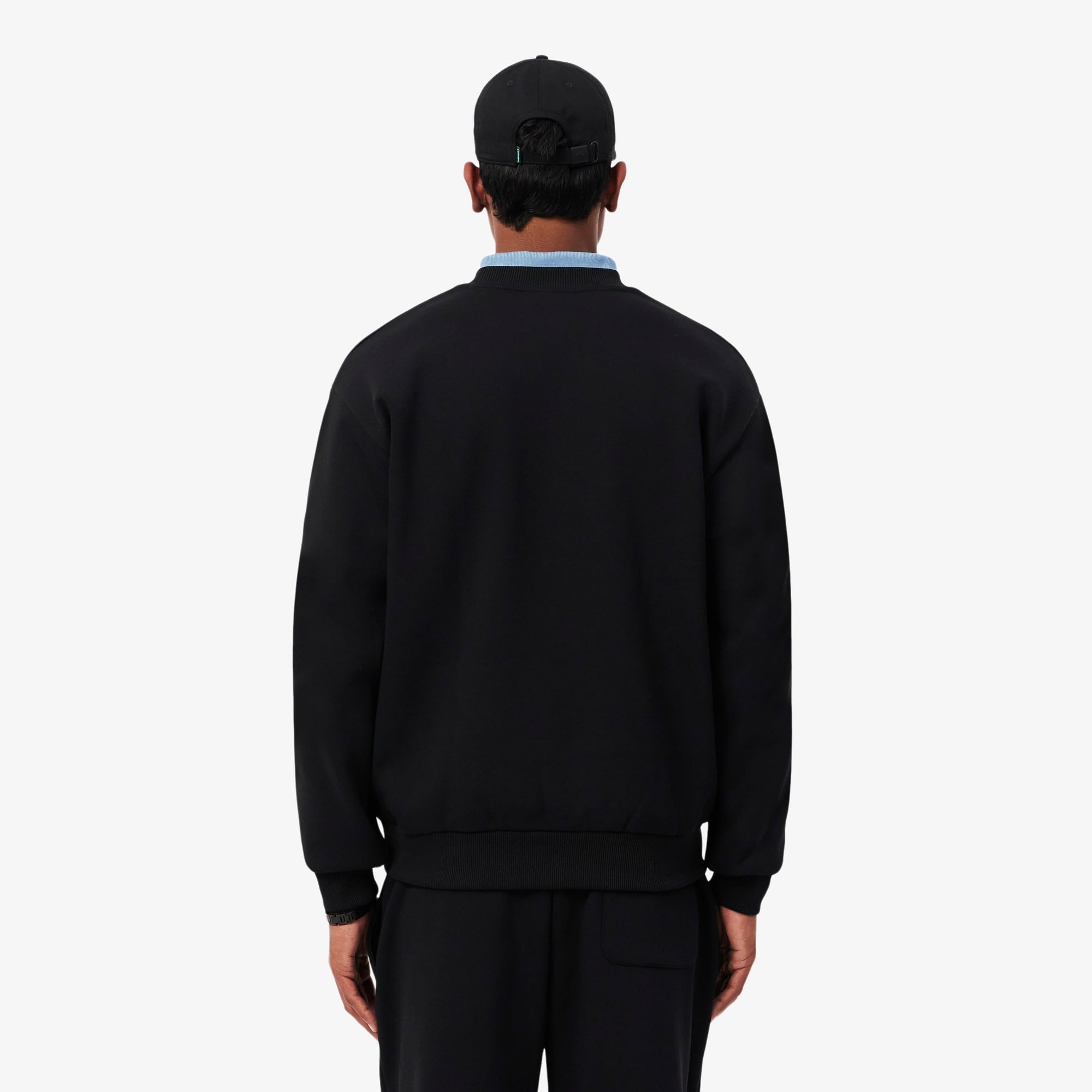 Lacoste Sweatshirt Molleton Coton - Noir