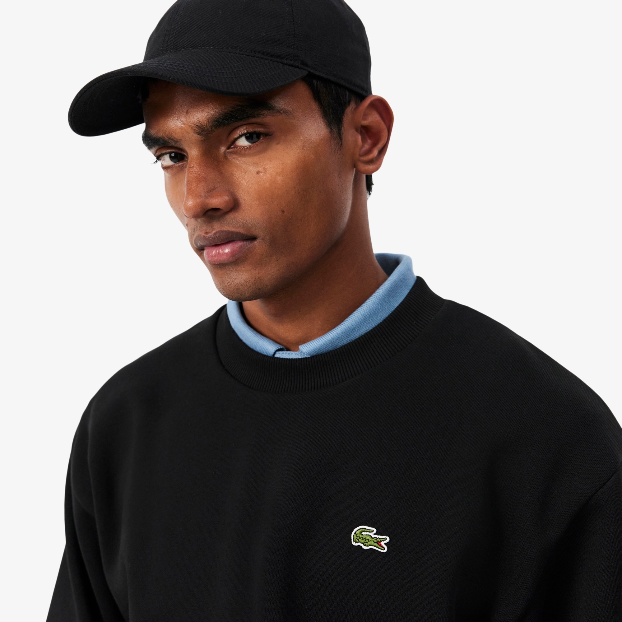 Lacoste Sweatshirt Molleton Coton - Noir
