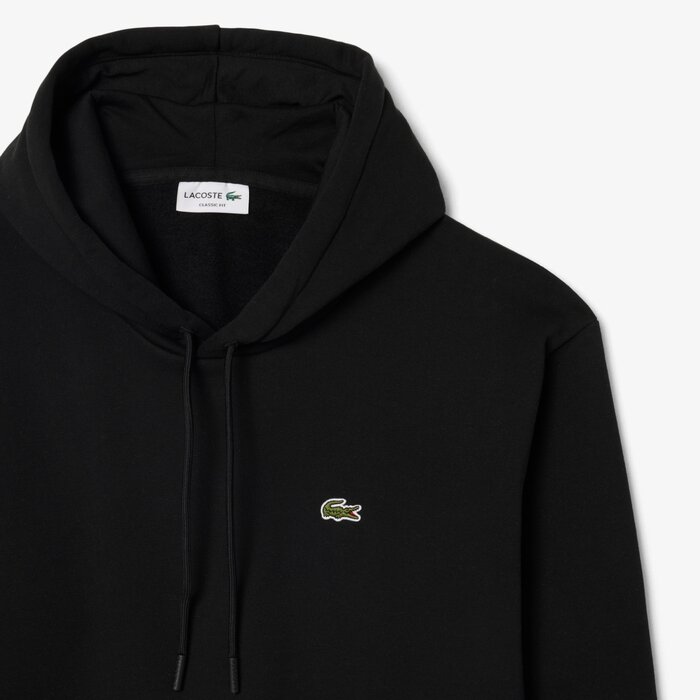 Lacoste Sweatshirt à Capuche Molleton - Noir