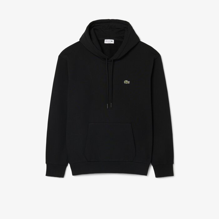 Lacoste Sweatshirt à Capuche Molleton - Noir