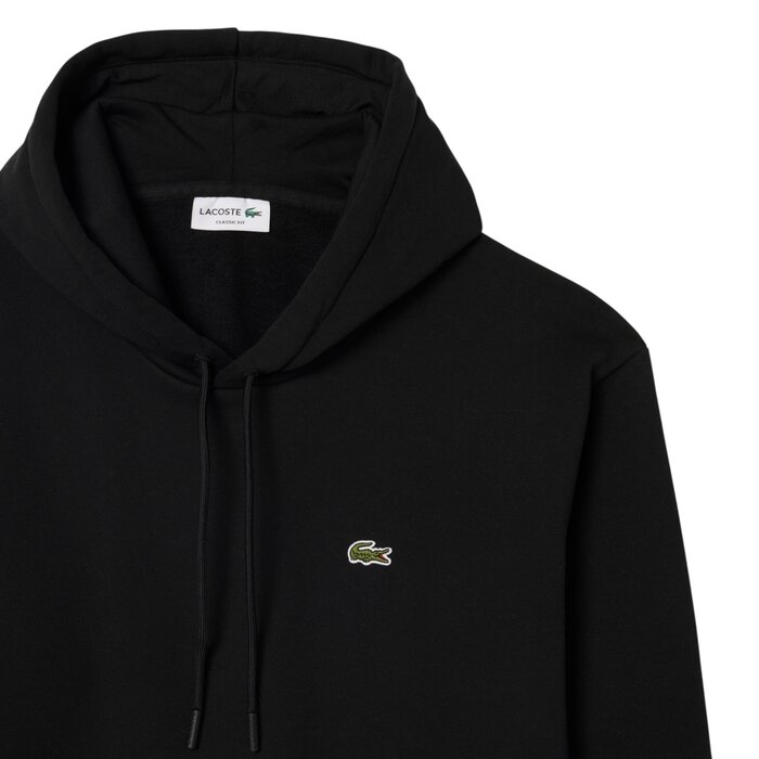 Lacoste Sweatshirt à Capuche Molleton - Noir