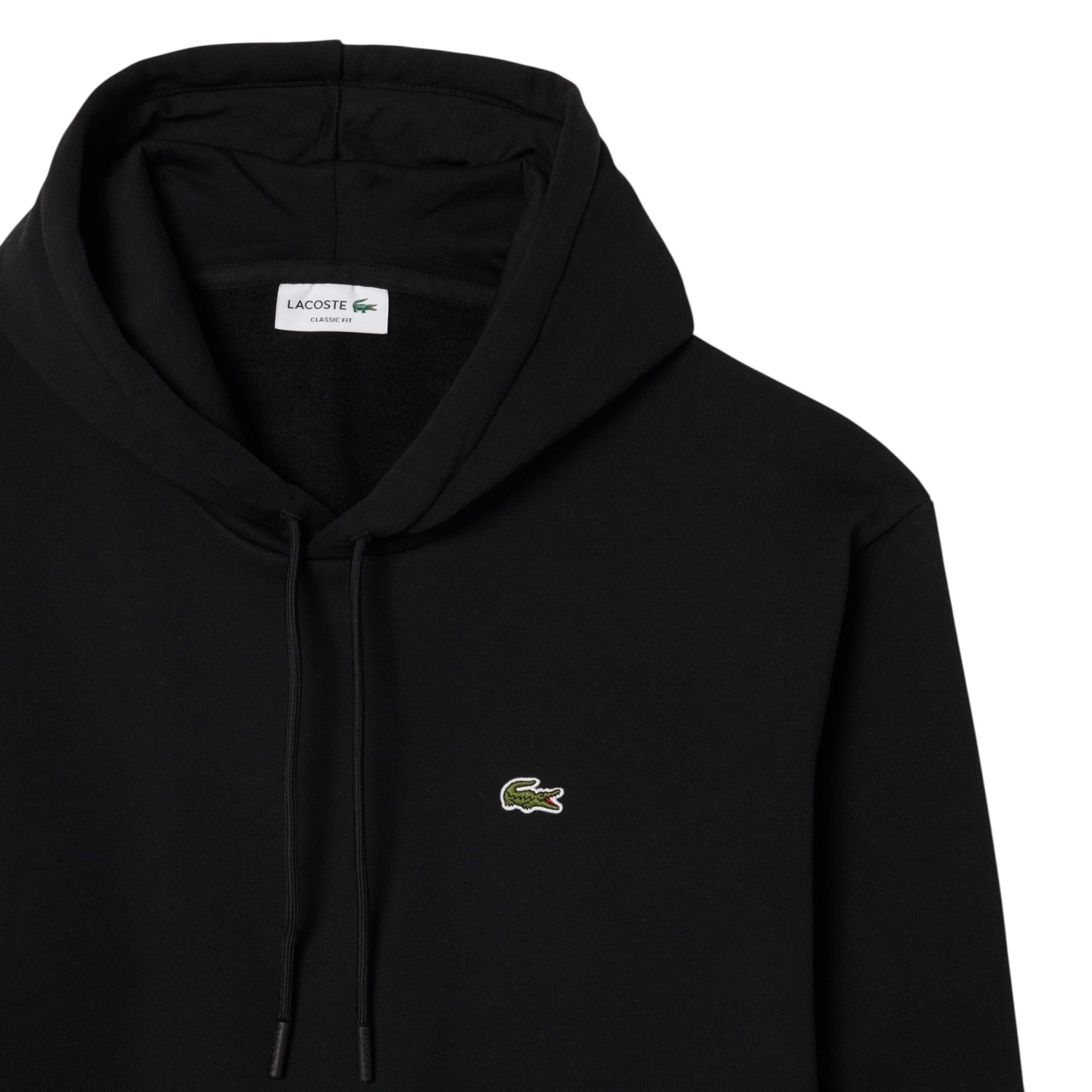 Lacoste Sweatshirt à Capuche Molleton - Noir
