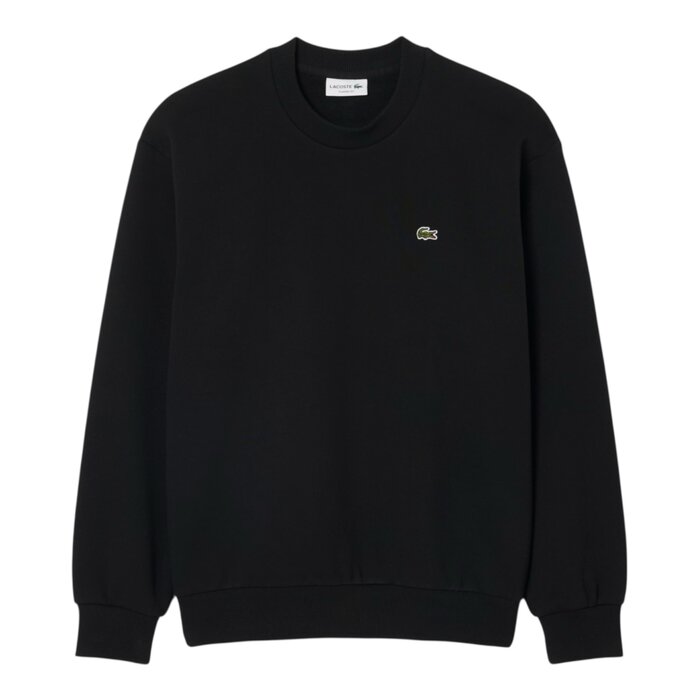 Lacoste Sweatshirt Molleton Coton - Noir