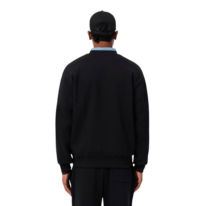Lacoste Sweatshirt Molleton Coton - Noir