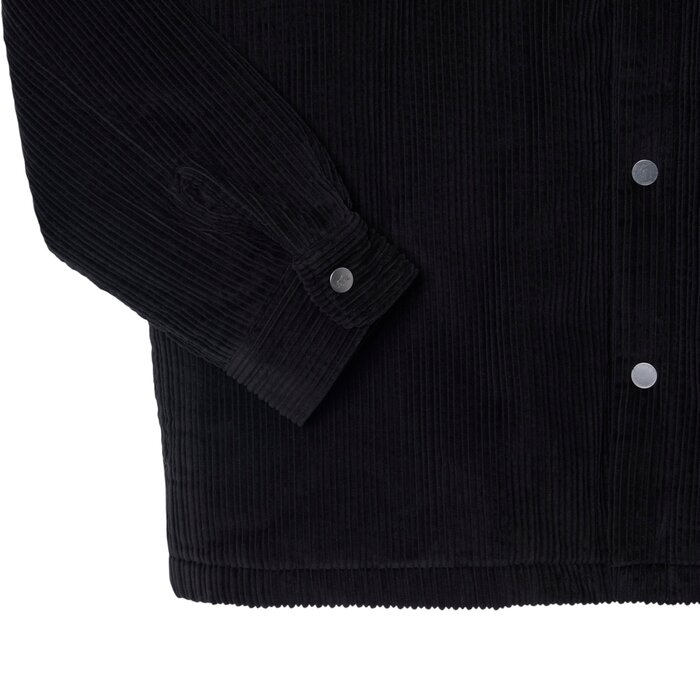 Lacoste Surchemise Velours Côtelé Rembourrée - Noir