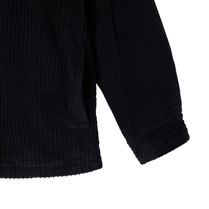 Lacoste Surchemise Velours Côtelé Rembourrée - Noir