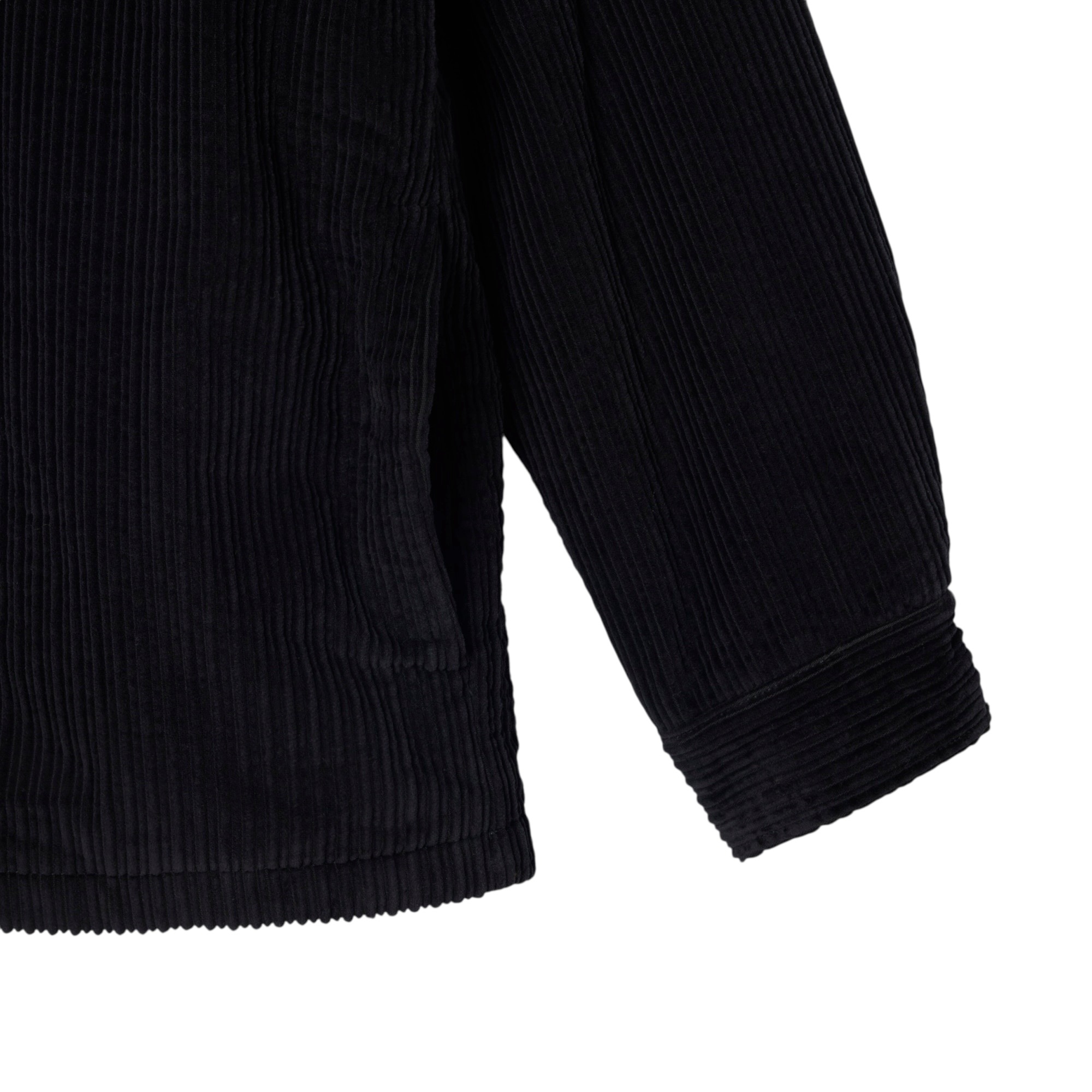 Lacoste Surchemise Velours Côtelé Rembourrée - Noir