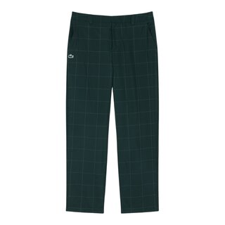 Lacoste Pantalon Golf à Carreaux Déperlant - Vert