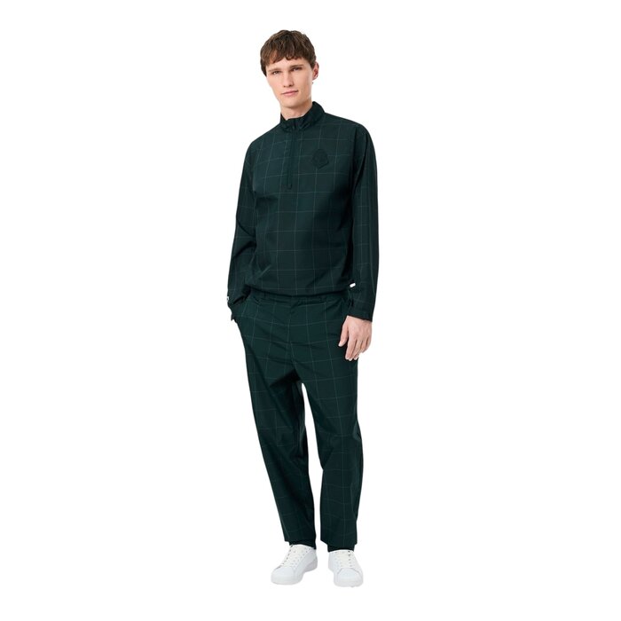 Lacoste Pantalon Golf à Carreaux Déperlant - Vert