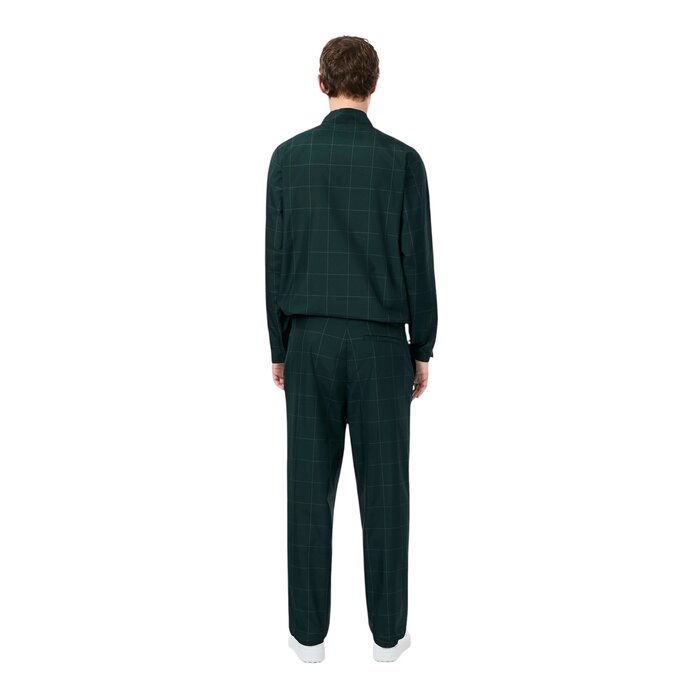Lacoste Pantalon Golf à Carreaux Déperlant - Vert