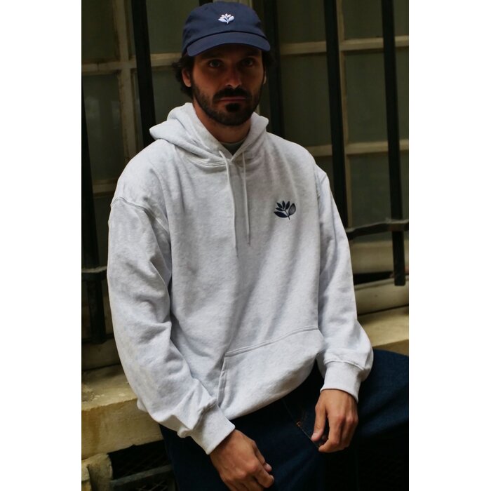 Magenta Denim Plant Hoodie - Ash