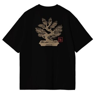 Magenta Bonsai T-Shirt - Black