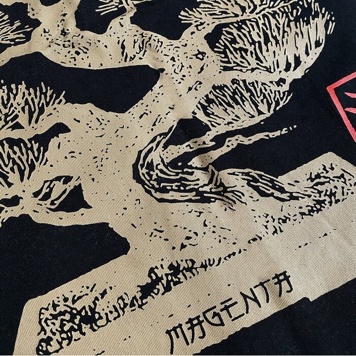 Magenta Bonsai T-Shirt - Black
