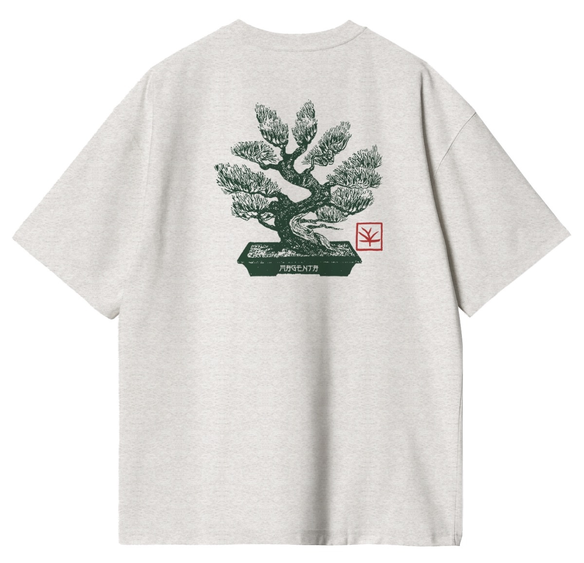 Magenta Bonsai T-Shirt - Ash