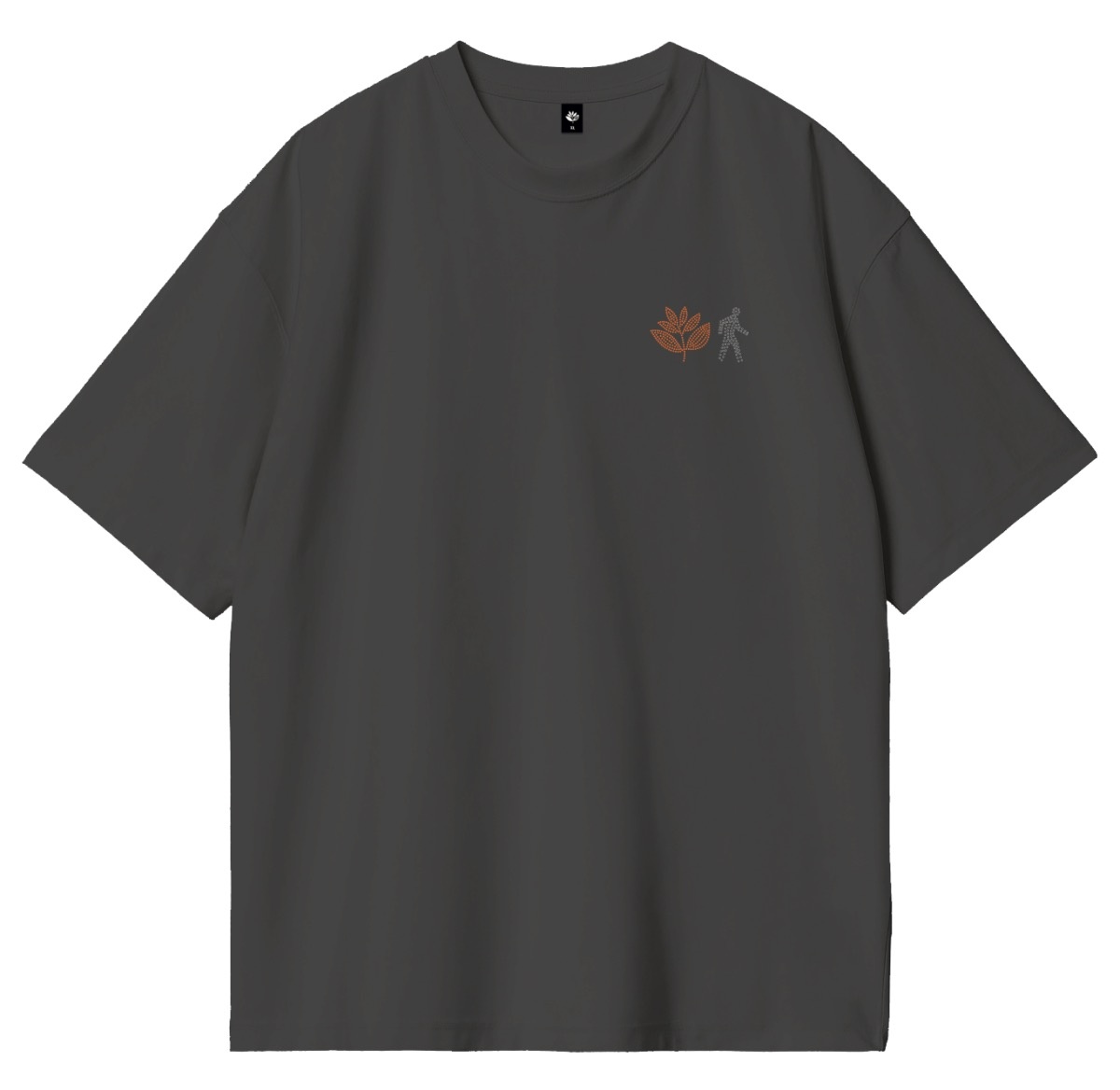Magenta Crossroad T-Shirt - Charcoal