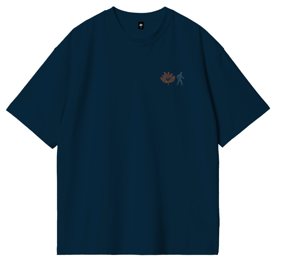 Magenta Crossroad T-Shirt - Navy
