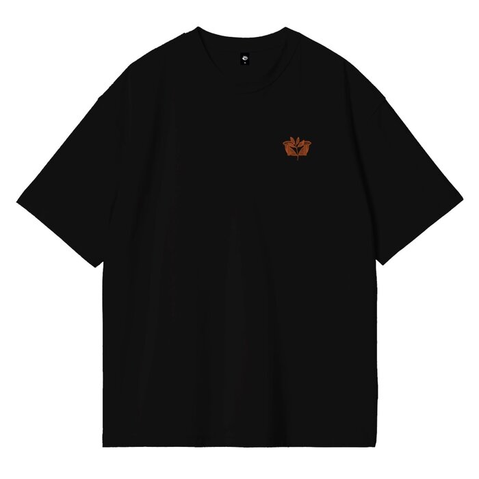 Magenta Pillar T-Shirt - Black