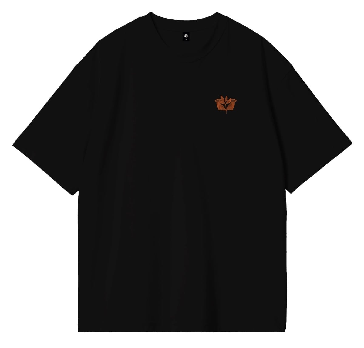 Magenta Pillar T-Shirt - Black