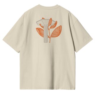 Magenta Pillar T-Shirt - Natural