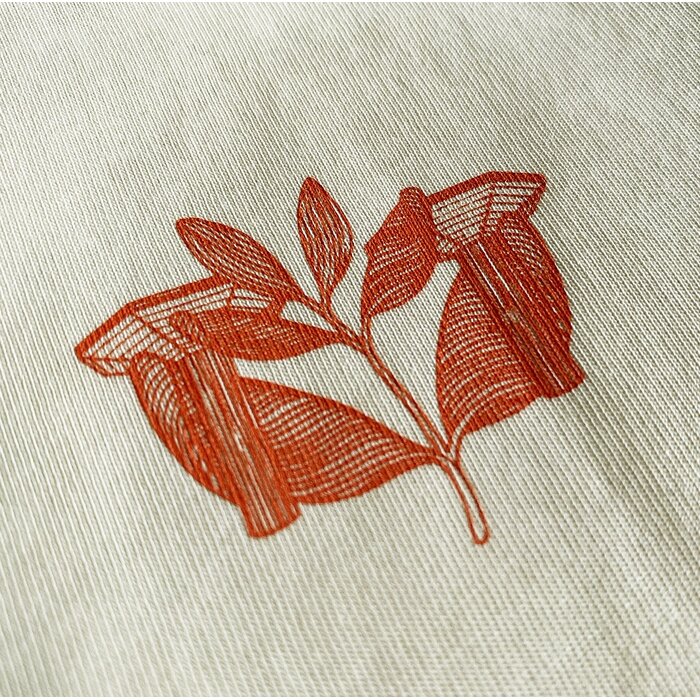 Magenta Pillar T-Shirt - Natural