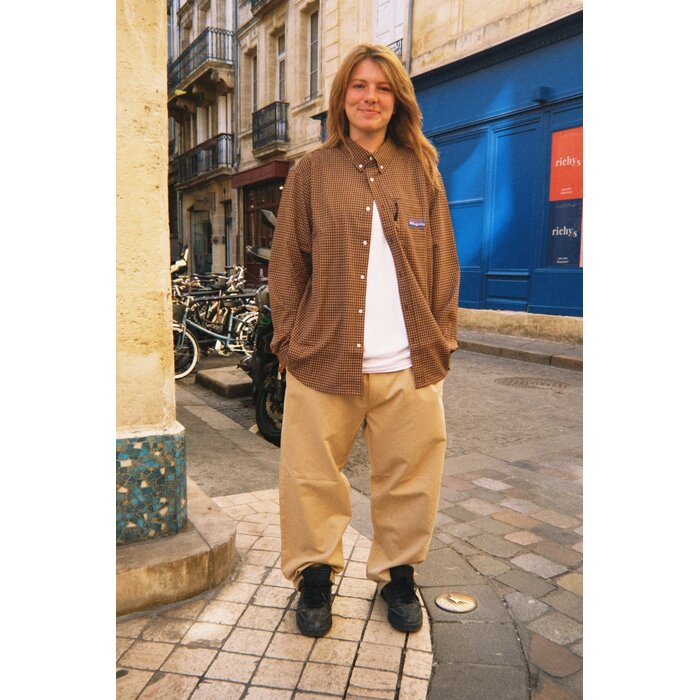 Magenta Staple Pants - Beige