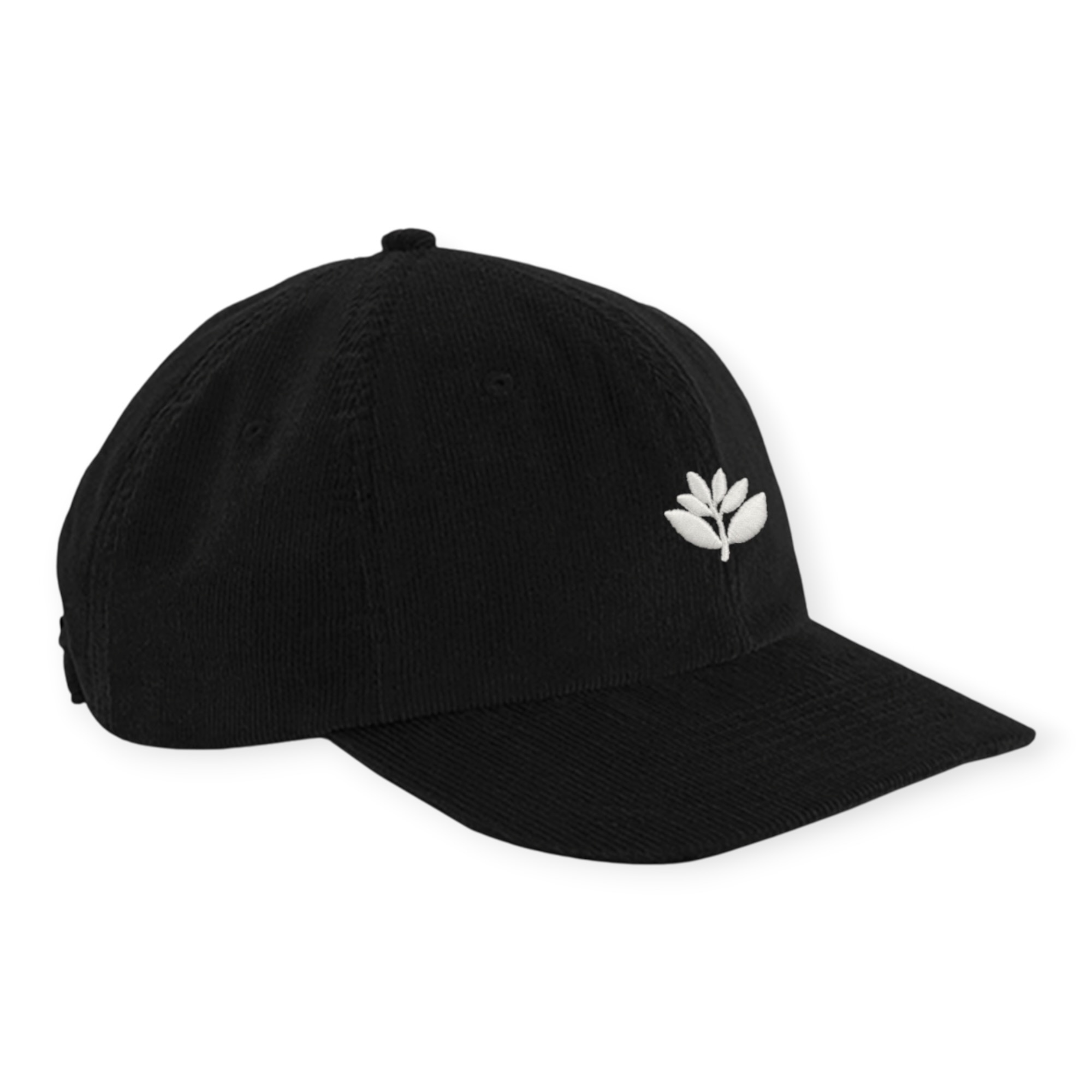 Magenta Bossed Cord Hat - Black