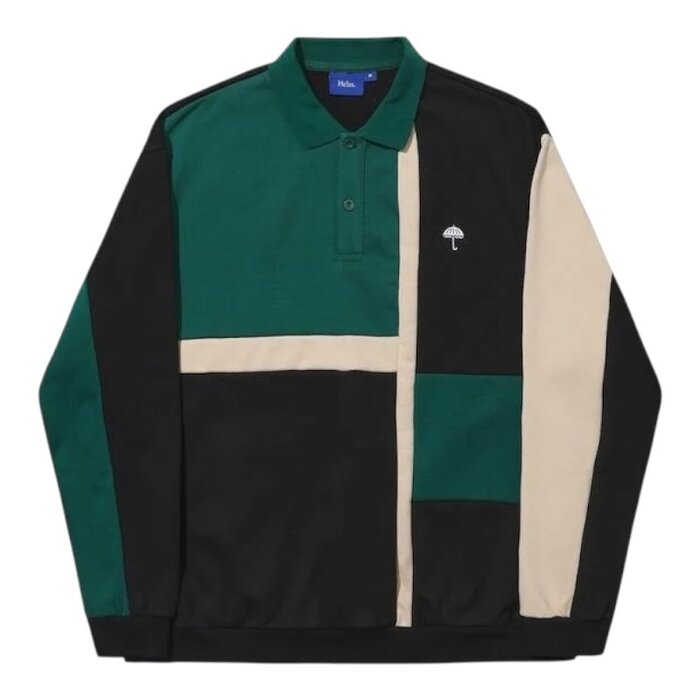 Hélas Banks Sweat Polo - Green Multico