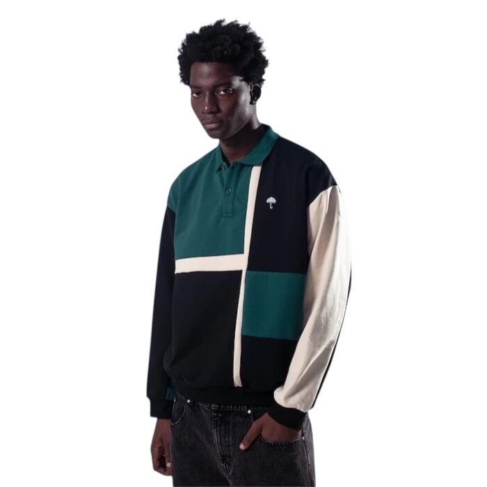 Hélas Banks Sweat Polo - Green Multico
