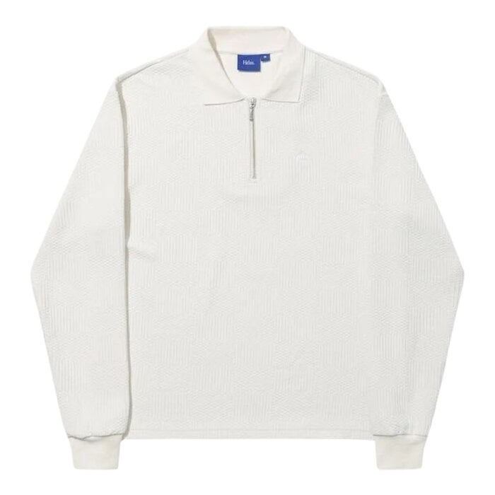 Hélas Paulo L/S Knit Polo - Off White