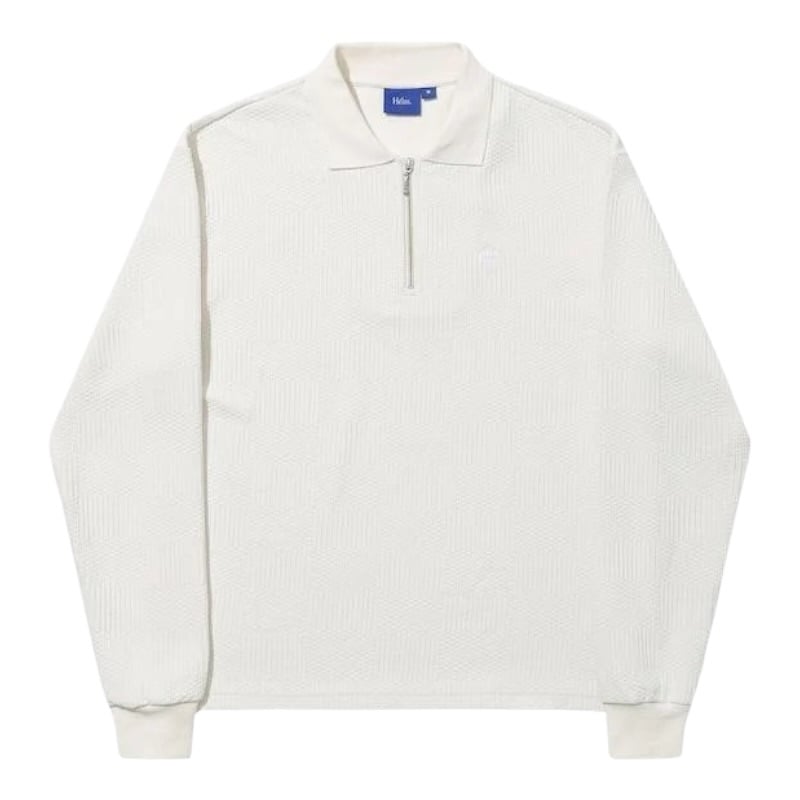 Hélas Paulo L/S Knit Polo - Off White