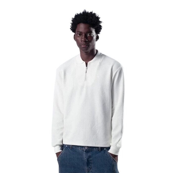 Hélas Paulo L/S Knit Polo - Off White