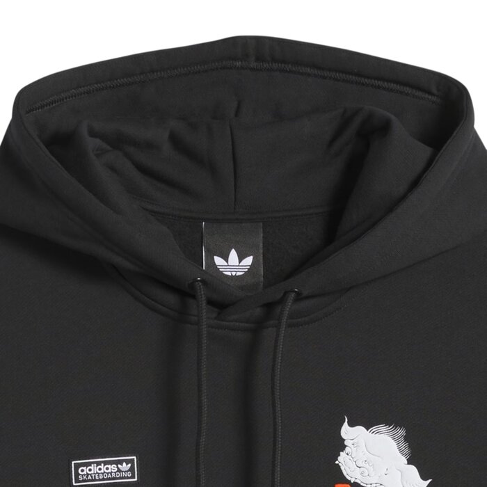 Adidas Skateboarding Temple of Skate Foo Dog Hooded - Black