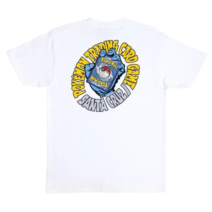 Santa Cruz Pokemon TCG Hand T-Shirt - White