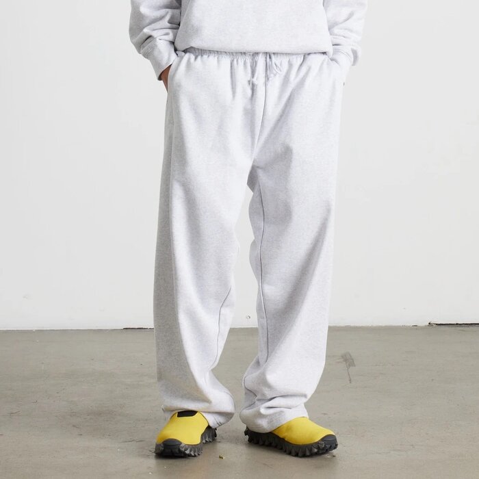 Huf 89 Open Hem Fleece Pant - Heather Grey
