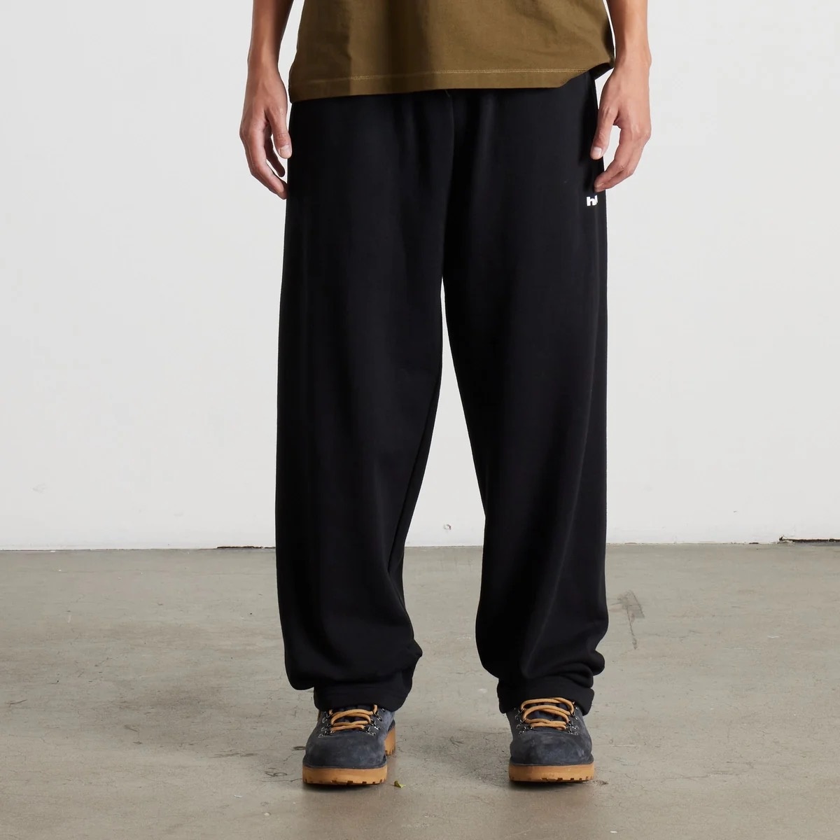 Huf 89 Open Hem Fleece Pant - Black