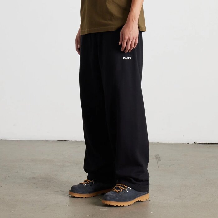 Huf 89 Open Hem Fleece Pant - Black