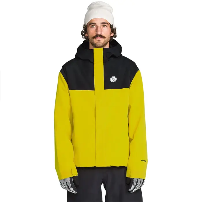 Volcom Buck Three Eighty Insulated Jacket - Yellow