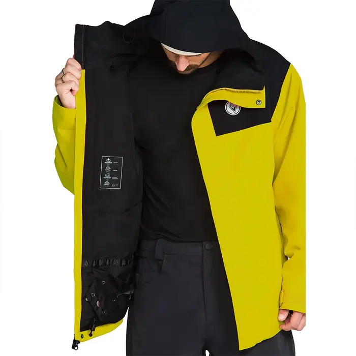 Volcom Buck Three Eighty Insulated Jacket - Yellow